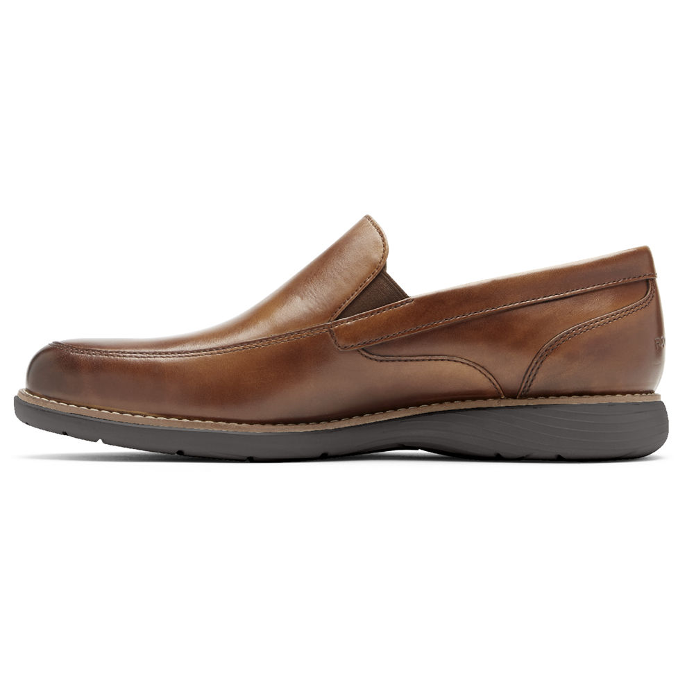 Mocasines Rockport Hombre Mexico - Garett Venetian Marrom - HTUKD9351